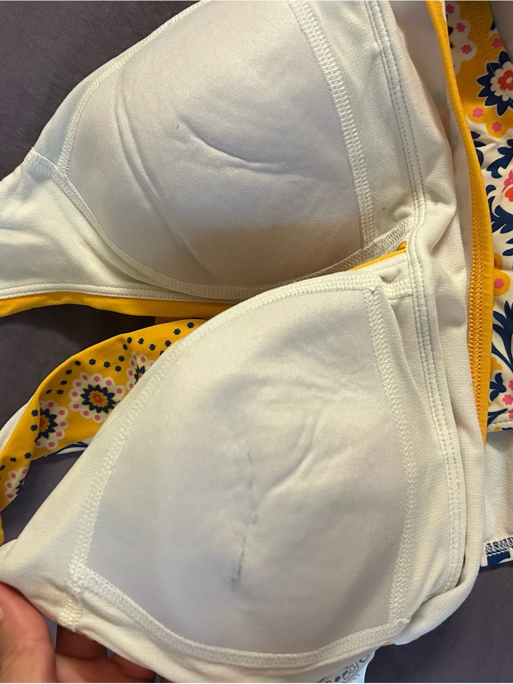BODEN Yellow Floral Bikini Set with Matching Cover-Up - Picture 7 of 10